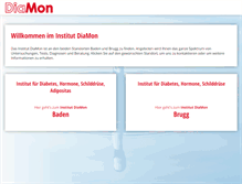 Tablet Screenshot of diamon.ch